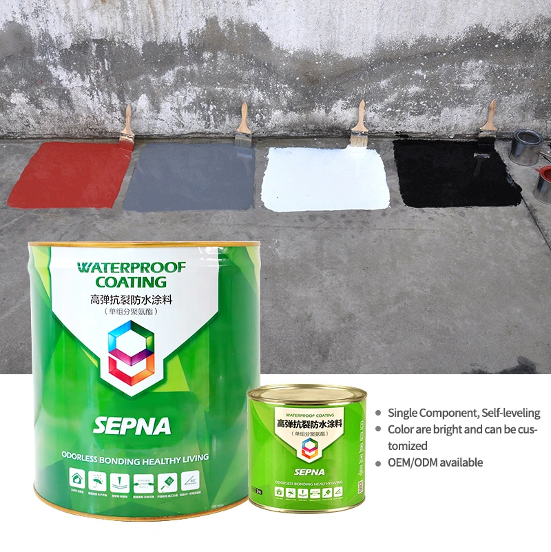 Roof Epoxy Floor Coating Water Proof Nano Hydrophobic Coating Waterproofing Materials for Concrete Surface