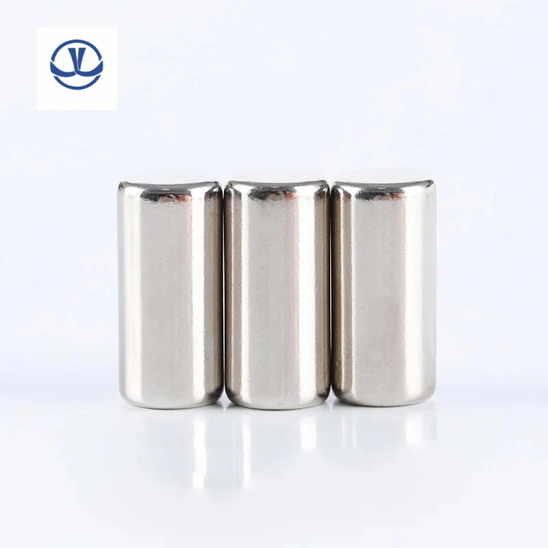 N52 Cylinder Magnetic Axial Diametrically Magnetized Round Cylinder Neodymium Magnet Materials