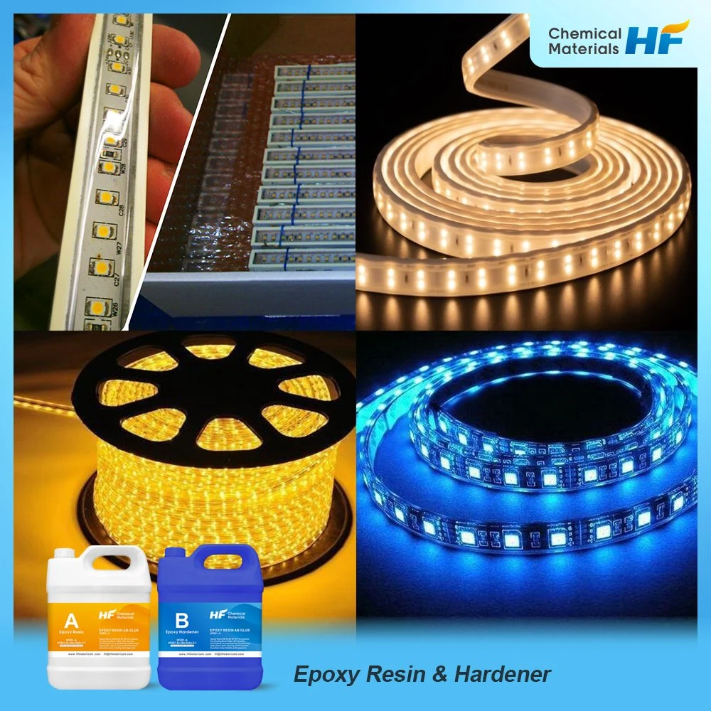 Professional Manufacturers Imported Transparent Clear LED Strip Light Potting Soft Epoxy Resin